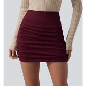 Brand New Halara Tummy Control High-Waist Mini Skirt w/shorts